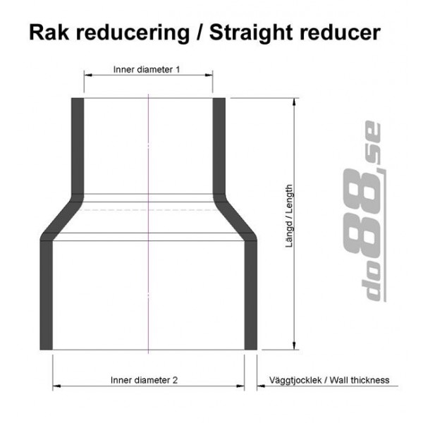 Silikonslang blå 3,125 - 3,5'' (80-89mm) 